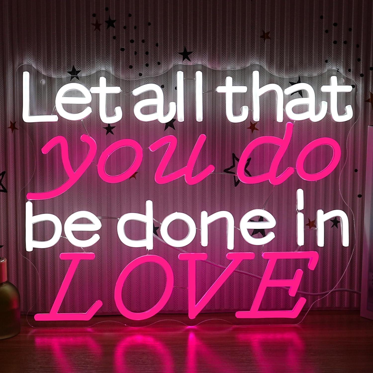 Lighting Decor Wedding - Let All That You Do Be
