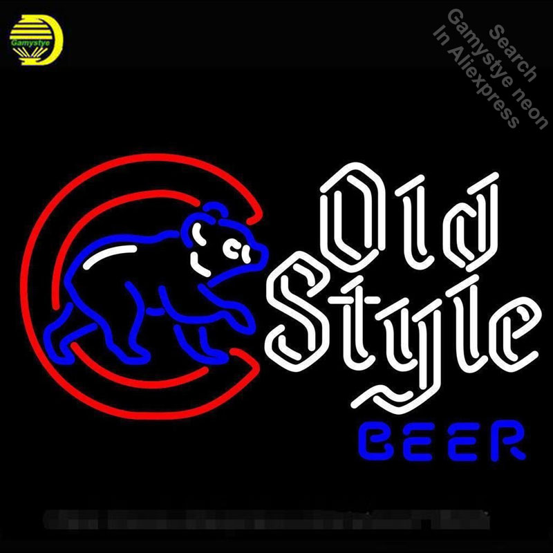 Union Lighting & Decor - Oスタイルのネオンサインネオンベア、ガラス管、手作りの象徴的なサイン、ビールバー、パブ、ガラスの壁のディスプレイ