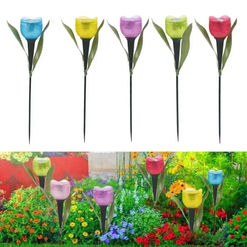 Lighting Decoration Stand - 防水LED芝生ライト,1ピース,偽の花の形,庭,庭,屋外,スタンドに最適