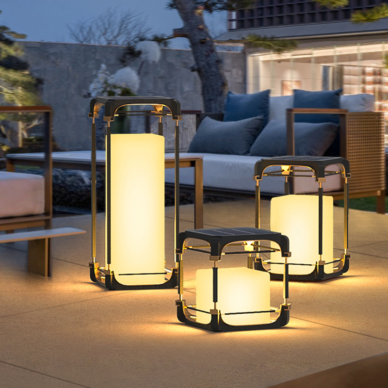 Lighting Decor Outdoor - 発光フロアランプ中庭ソーラーLED屋外照明非太陽光ランプ屋外ガーデンランプ屋外庭園装飾