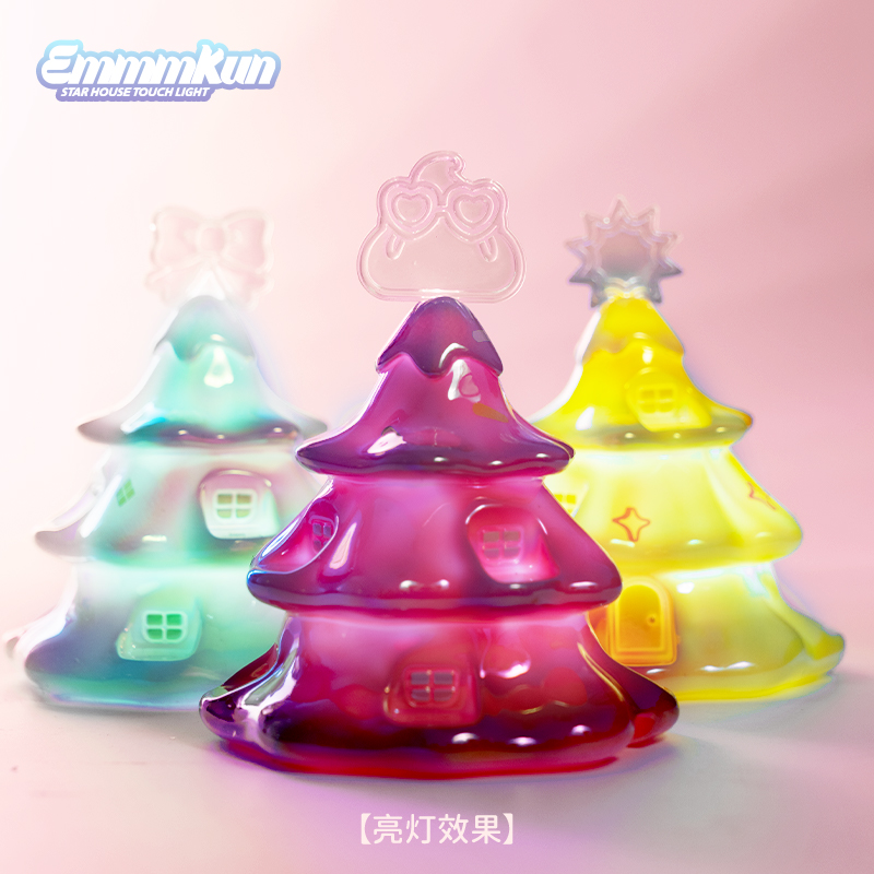 Lighting Decor House - Emmmkun スターハウスタッチライトシリーズブラインドボックスおもちゃミステリーボックス人形 PVC ナイトライト漫画ツリーランプデスクトップ装飾ギフト