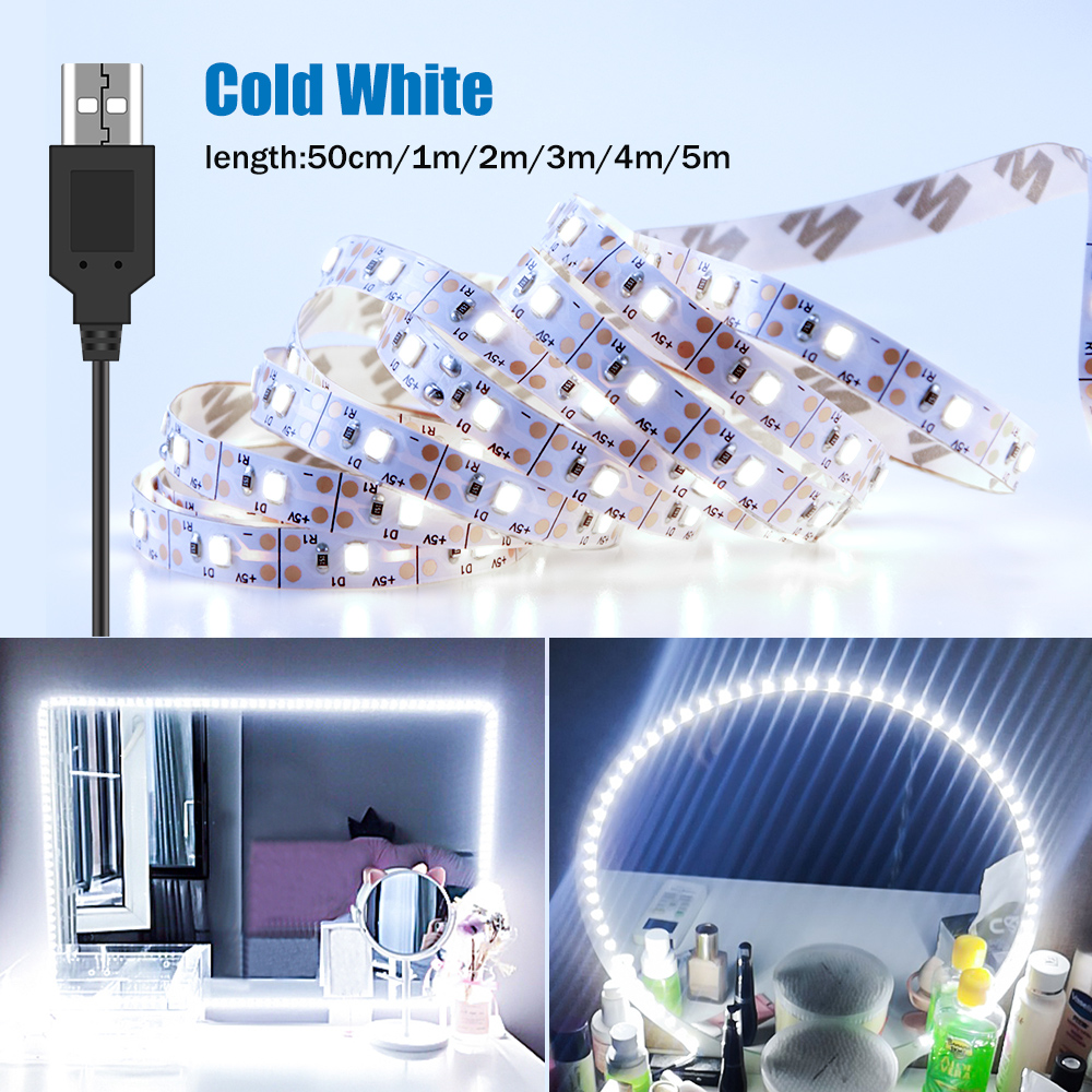Lighting Bolt Decor - DC5V LED 化粧鏡ライトストリップ USB ドレッシングテーブルランプ LED