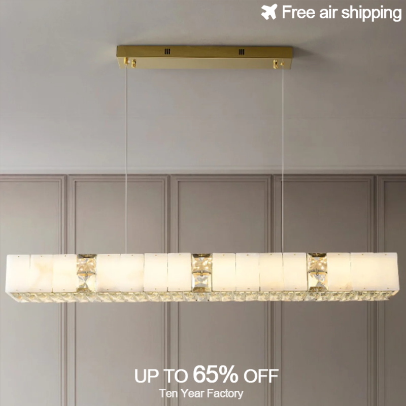 Elements Lighting Decor - リビングルームの装飾的な天井照明用のアクリルとクリスタル要素を備えたゴールドブラックモダンLEDシャンデリア