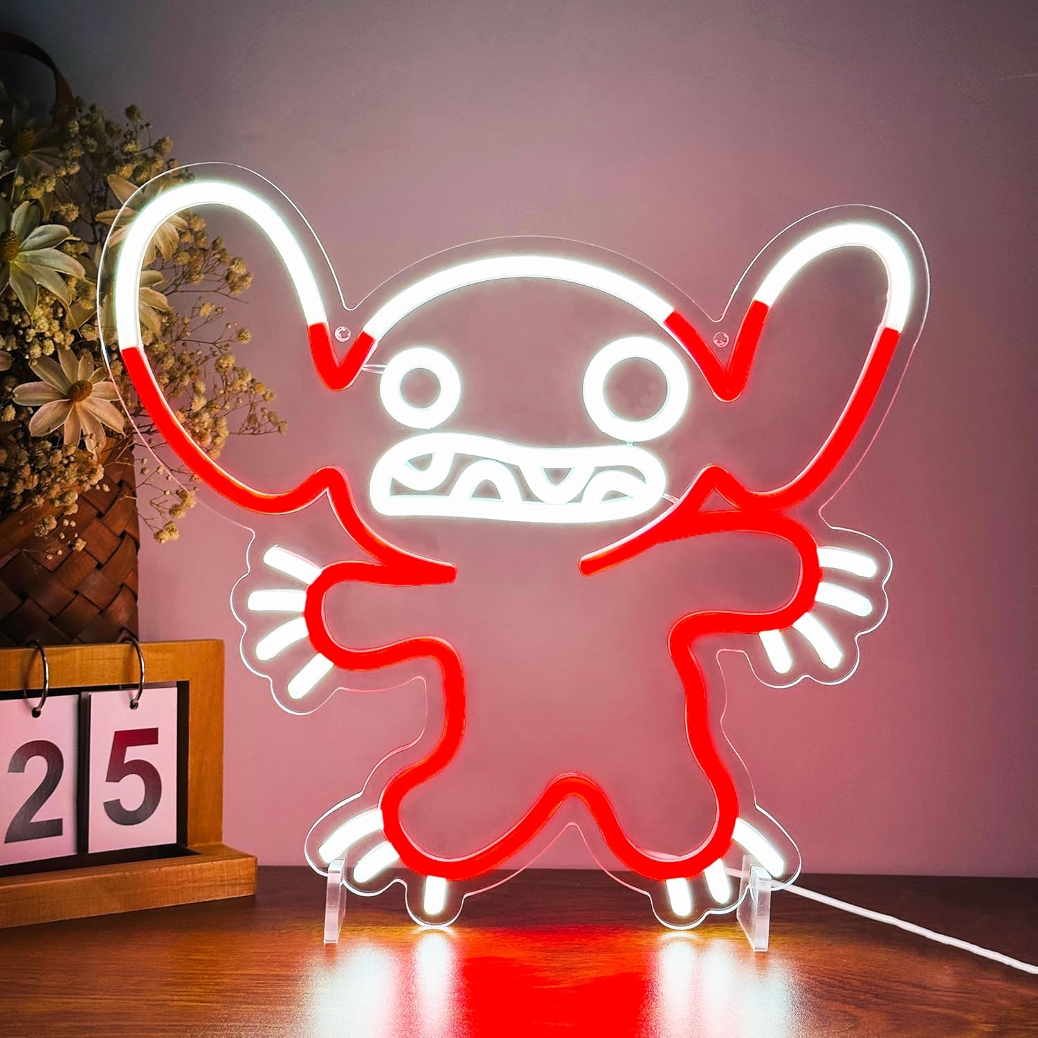 Decor Lighting Fans - スティッチネオンサインLEDアニメネオンライトUSB調光可能寝室子供部屋誕生日パーティーゲームルームパブクラブ装飾スティッチファンギフト