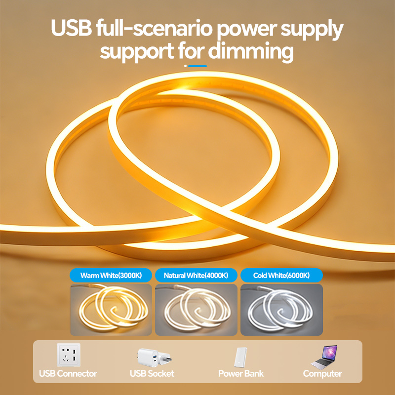 シリコーン USB LED ストリップライト柔軟な曲げ可能な - Lighting Bolt Decor のレビューと価格