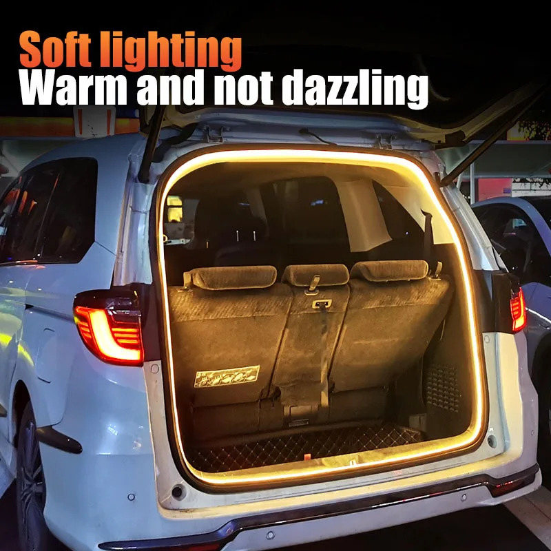 LED 車のトランクライトストリップ自動オン/オフセンサーア - Lighting Bolt Decor のレビューと価格