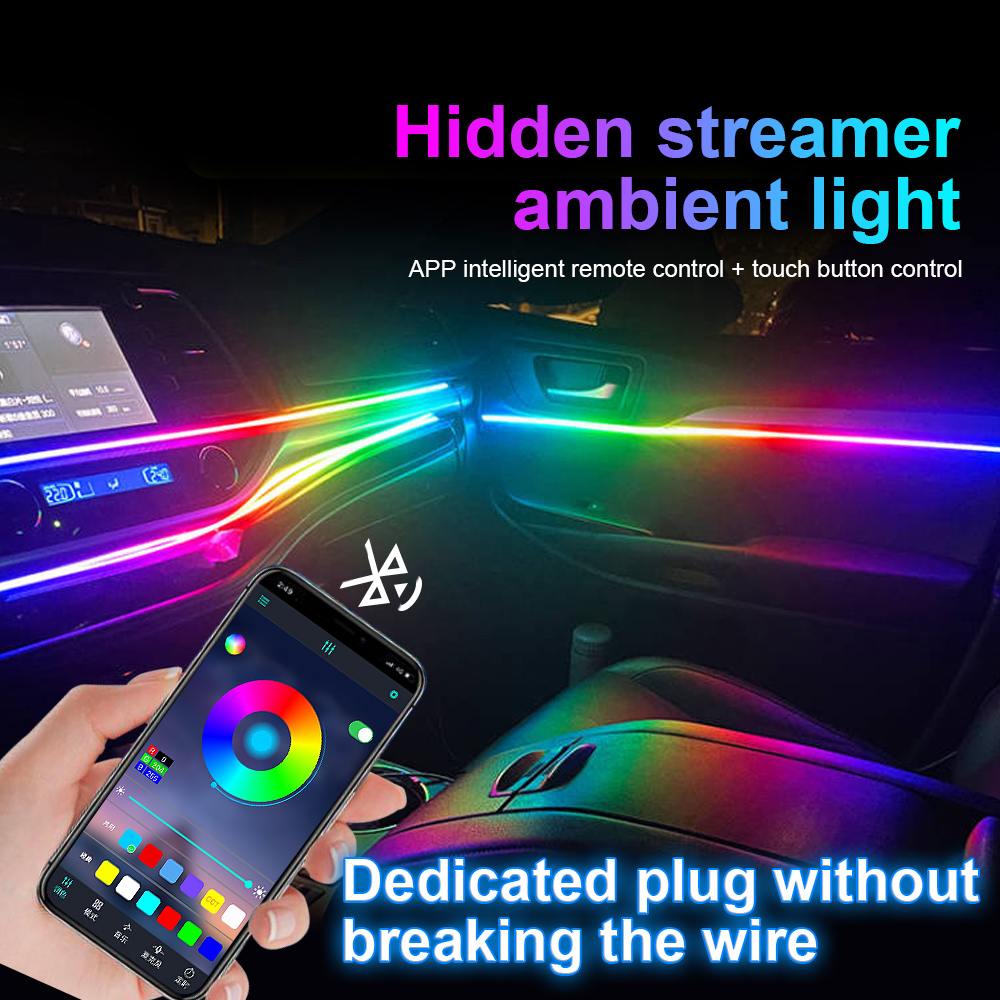 18 in 1 64 カラー RGB シンフォニー車のアンビ - Lighting Bolt Decor のレビューと価格