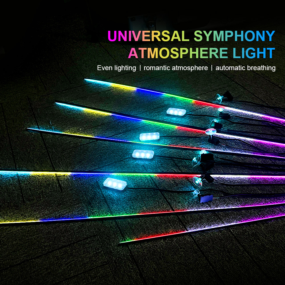 18 in 1 64 カラー RGB シンフォニー車のアンビ - Lighting Bolt Decor のレビューと価格
