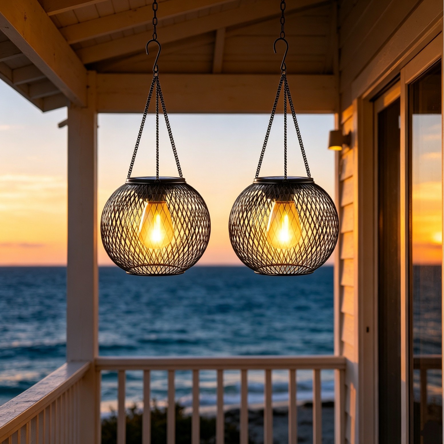 太陽光発電 LED 吊り下げフロアランプ屋外中空アウトライト - Lighting Decor Ideas のレビューと価格