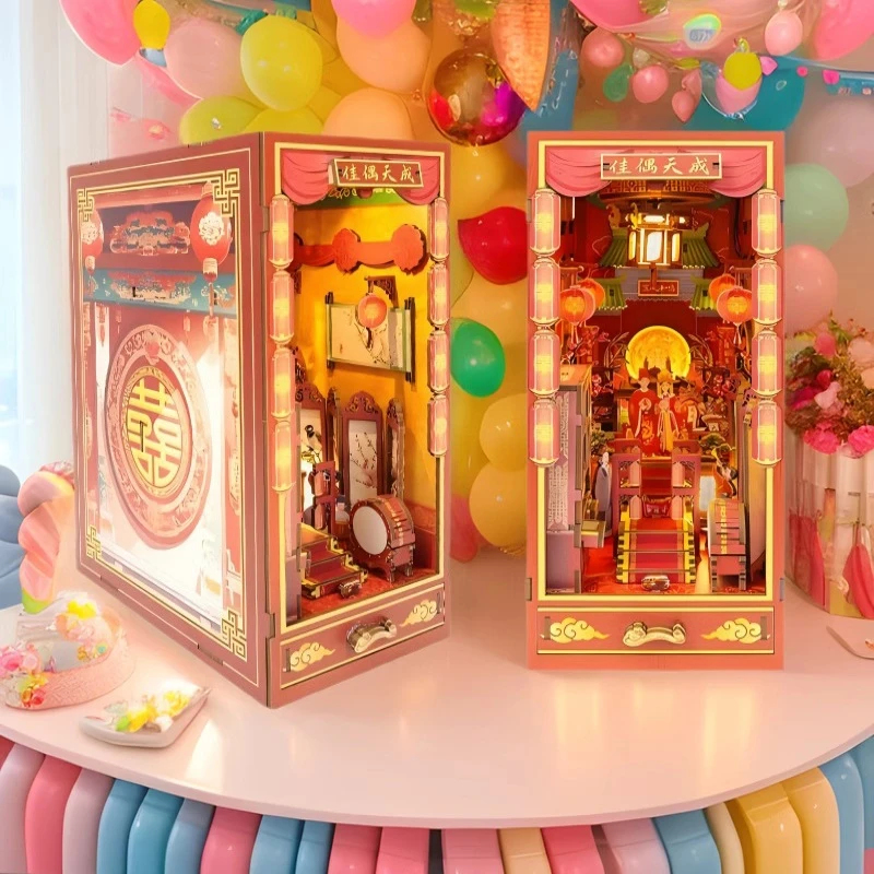 OUZEY DIY 中国の結婚式の木製ブックヌック棚インサー - Lighting Decor House のレビューと価格