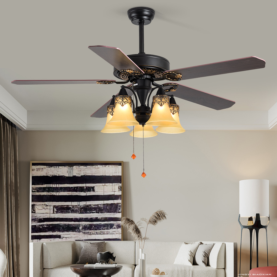 モダンな高性能ダイニングルーム寝室装飾シーリングファンライト - Decor Lighting Fans のレビューと価格