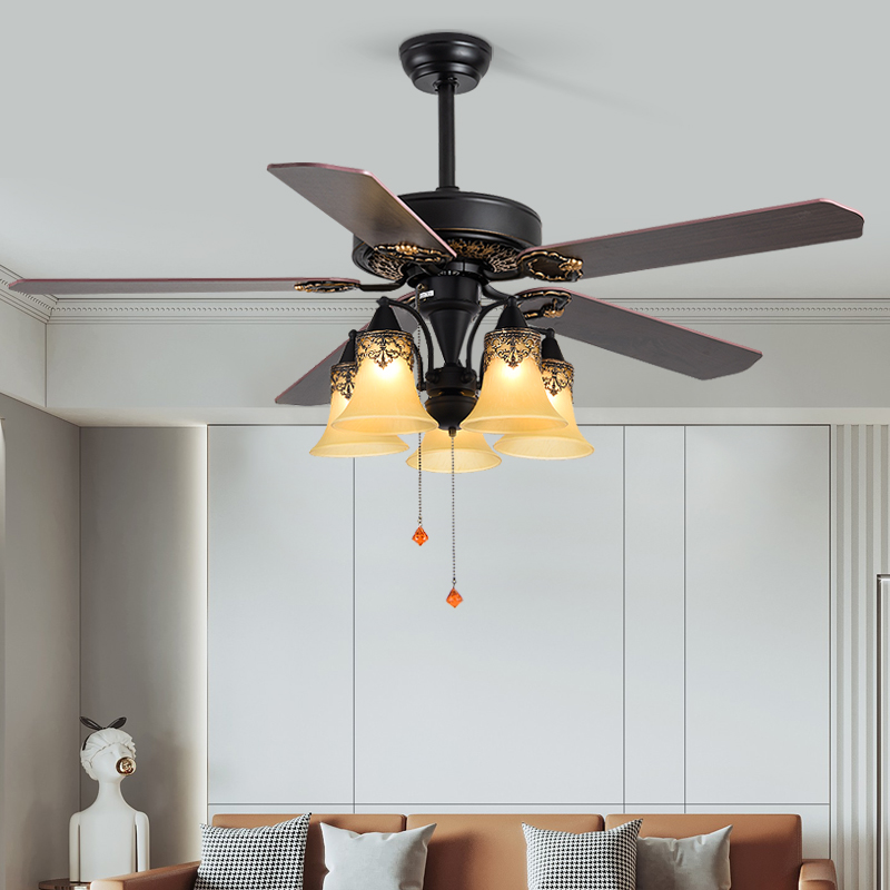 モダンな高性能ダイニングルーム寝室装飾シーリングファンライト - Decor Lighting Fans のレビューと価格