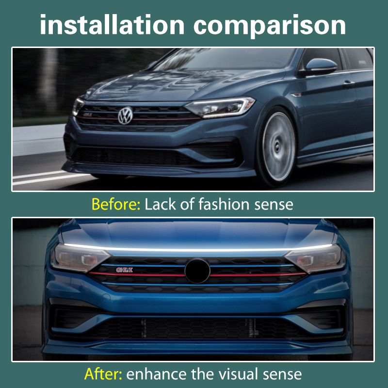 12v scan,垂直LED,車の換気,モダンなデイタイムラ - Lighting Bolt Decor のレビューと価格