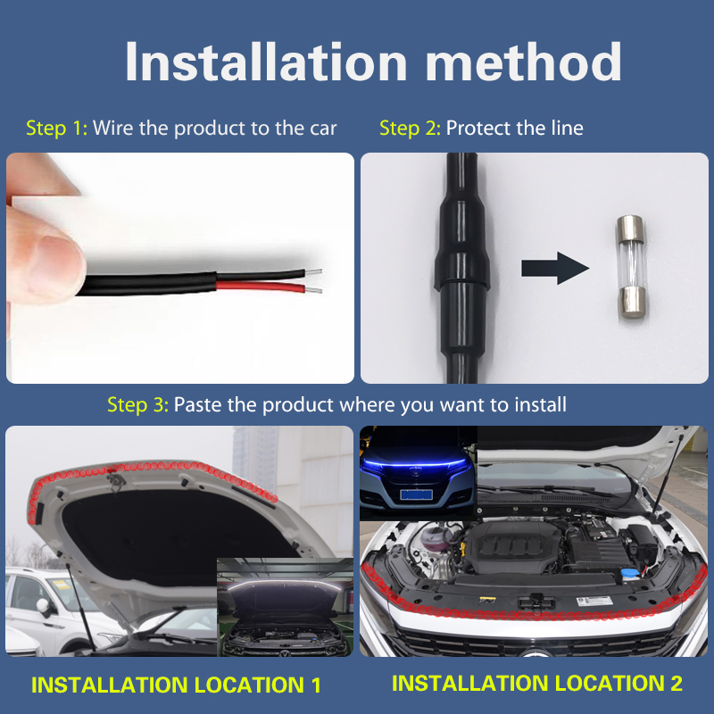 12v scan,垂直LED,車の換気,モダンなデイタイムラ - Lighting Bolt Decor のレビューと価格
