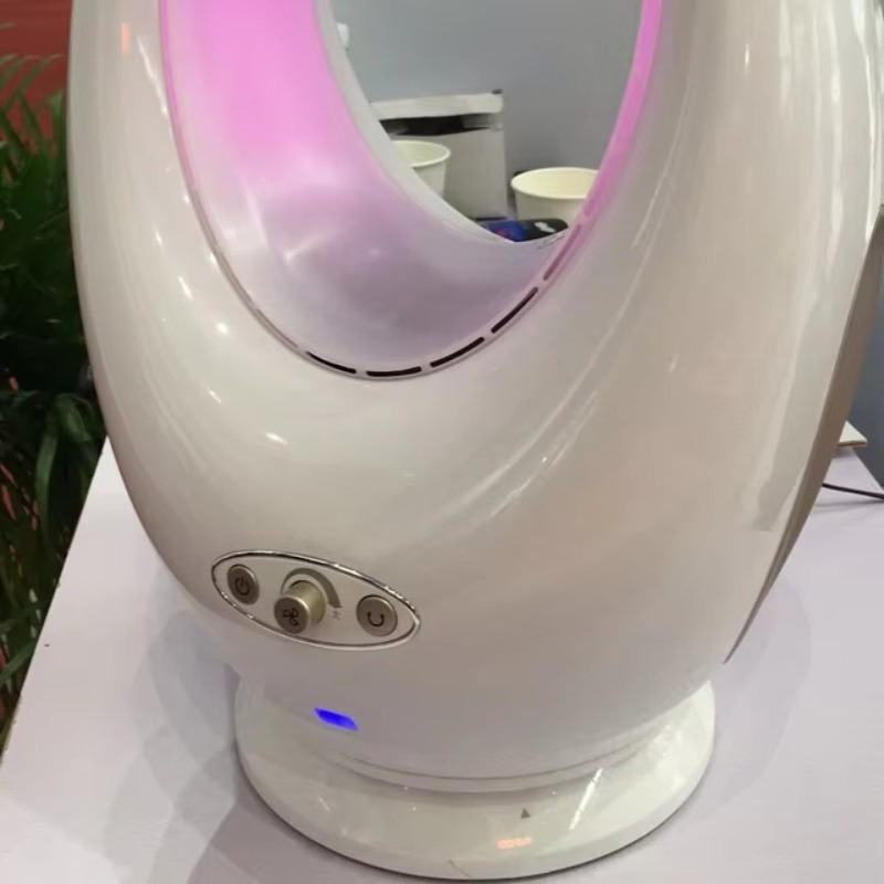 16色の装飾LEDライトとリモコン付きの首振り扇風機（ファン - Decor Lighting Fans のレビューと価格