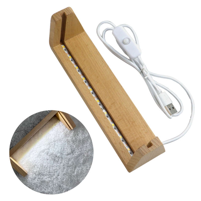5/6/7/8/10 インチ木製 字型 LED ライトベース - Lighting Decoration Stand のレビューと価格