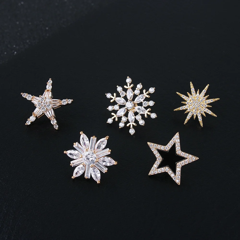 高級ファッションクリスタル六芒星タイピン - ヒジャブ、襟、 - Elegant Decor & Lighting Llc のレビューと価格