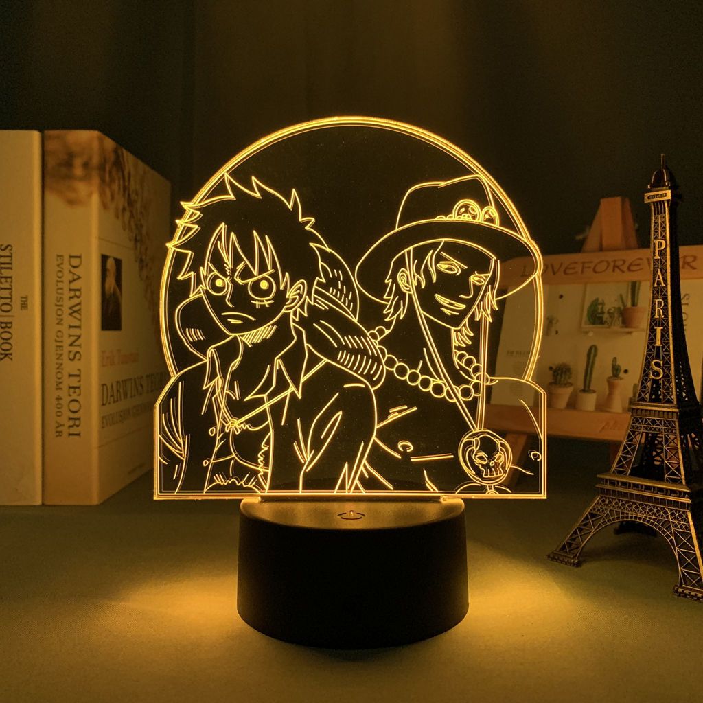 ワンピースロロノア・ゾロアニメ漫画かわいいアクリルライトサイ - Lighting Decoration Stand のレビューと価格