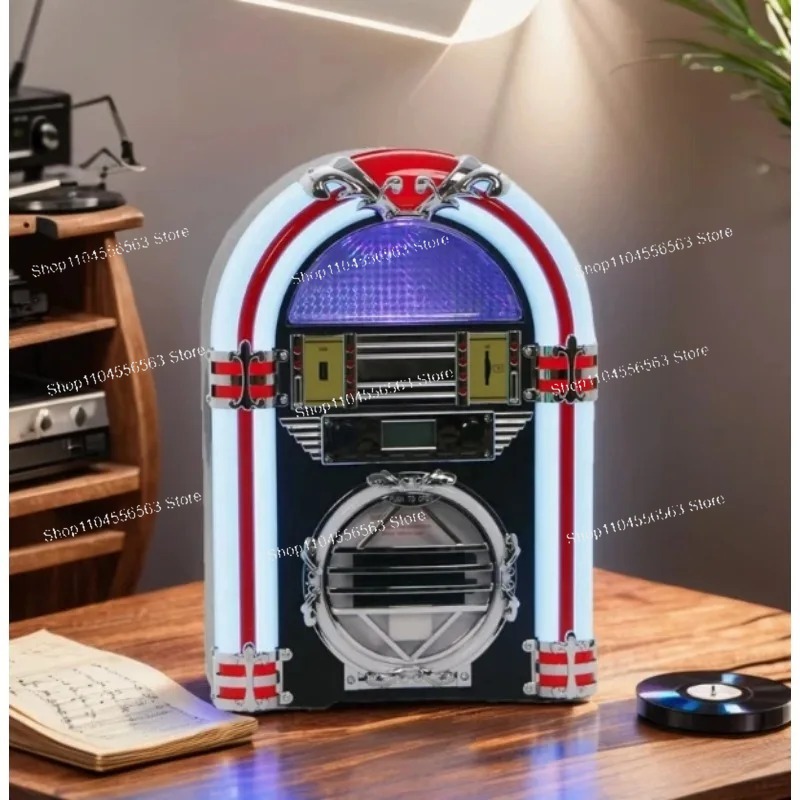 アメリカンレトロ Bluetooth CD ジュークボックス - Restaurant Lighting Decoration のレビューと価格