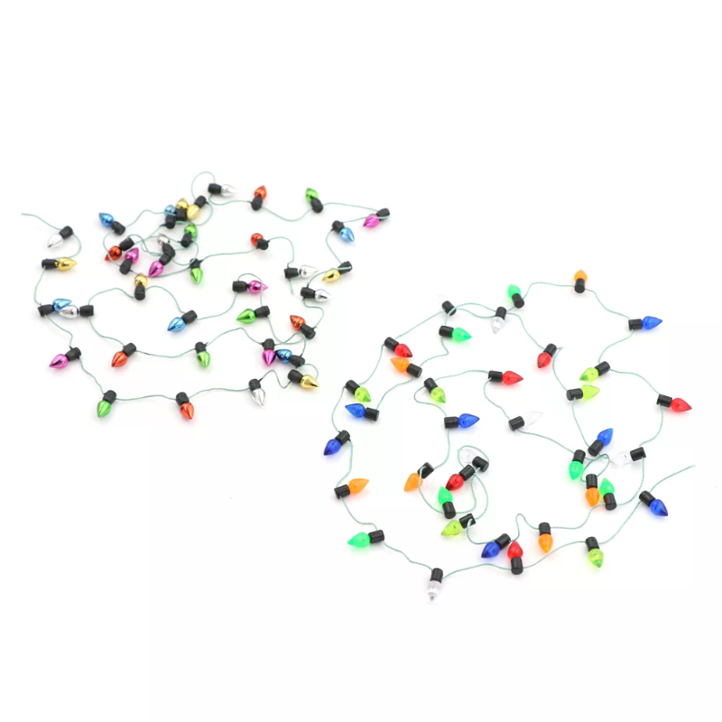 1mの細いミニチュア多色プラスチック製クリスマスライトストリ - Decor Lighting Discount のレビューと価格