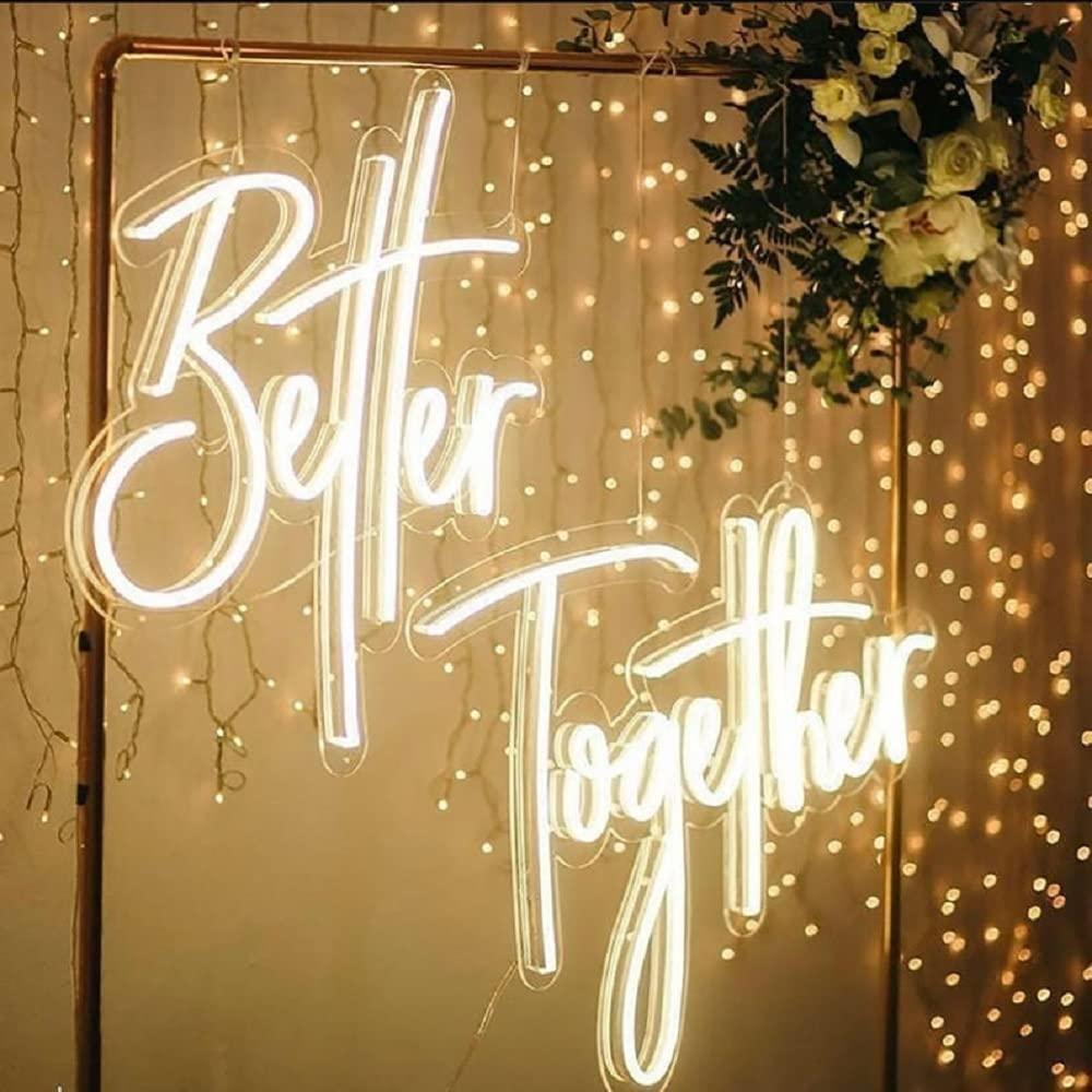 Better Together ネオンサイン USB 調光可 - Lighting Decor Wedding のレビューと価格
