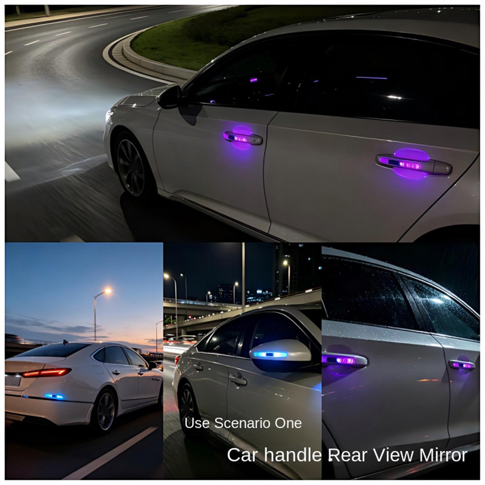 ワイヤレスLEDウェルカム警告灯、車両ドア安全信号灯、SUV - Lighting Decor Ideas のレビューと価格