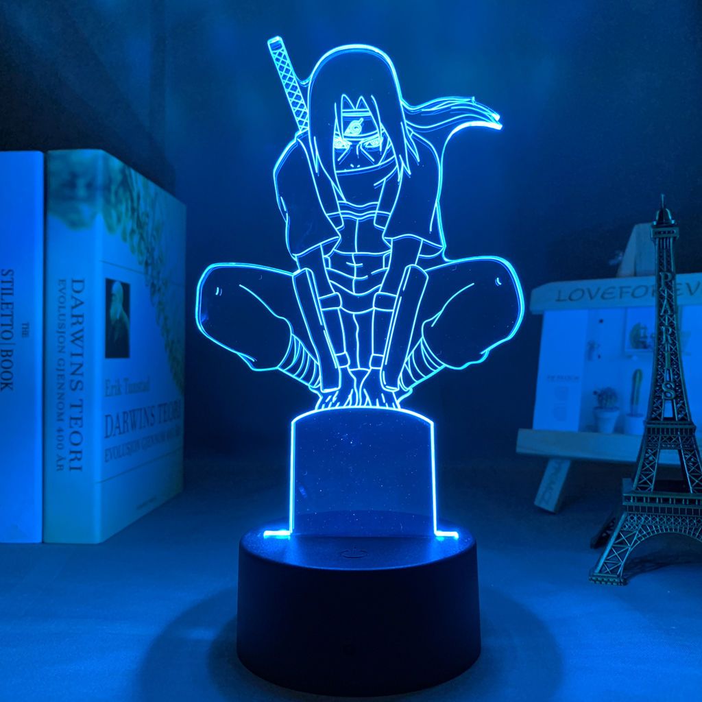 ナルトうちはイタチアニメ漫画かわいいアクリルグロースタンドフ - Lighting Decoration Stand のレビューと価格