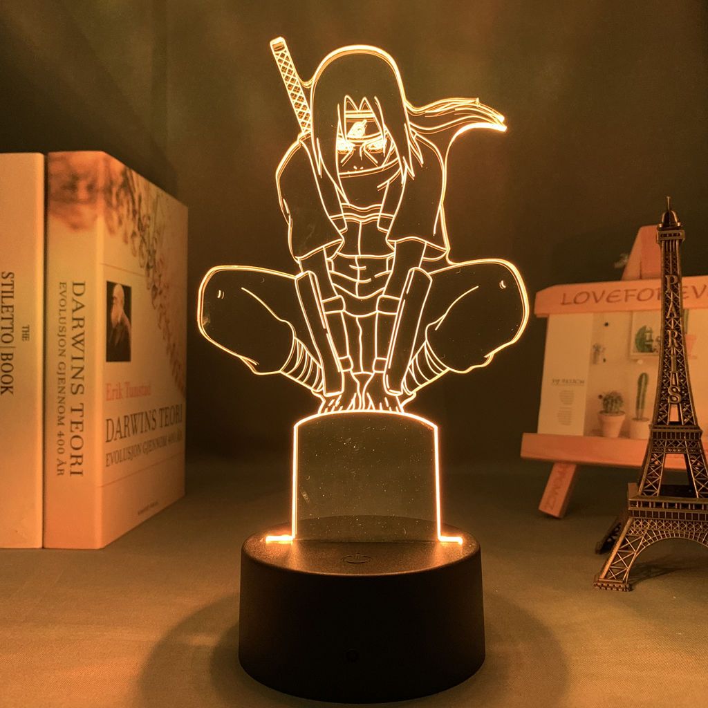 ナルトうちはイタチアニメ漫画かわいいアクリルグロースタンドフ - Lighting Decoration Stand のレビューと価格