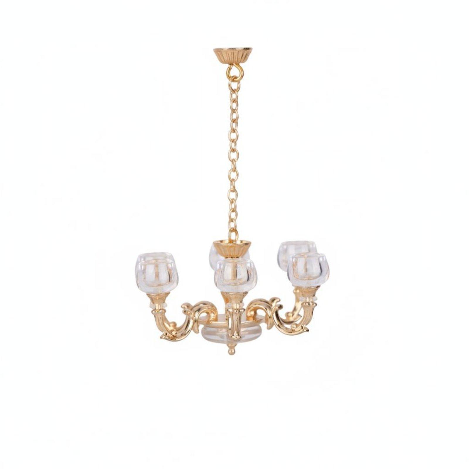 ミニチュア吊り下げランプ レトロドールハウスシャンデリアモデ - Lighting Decor House のレビューと価格