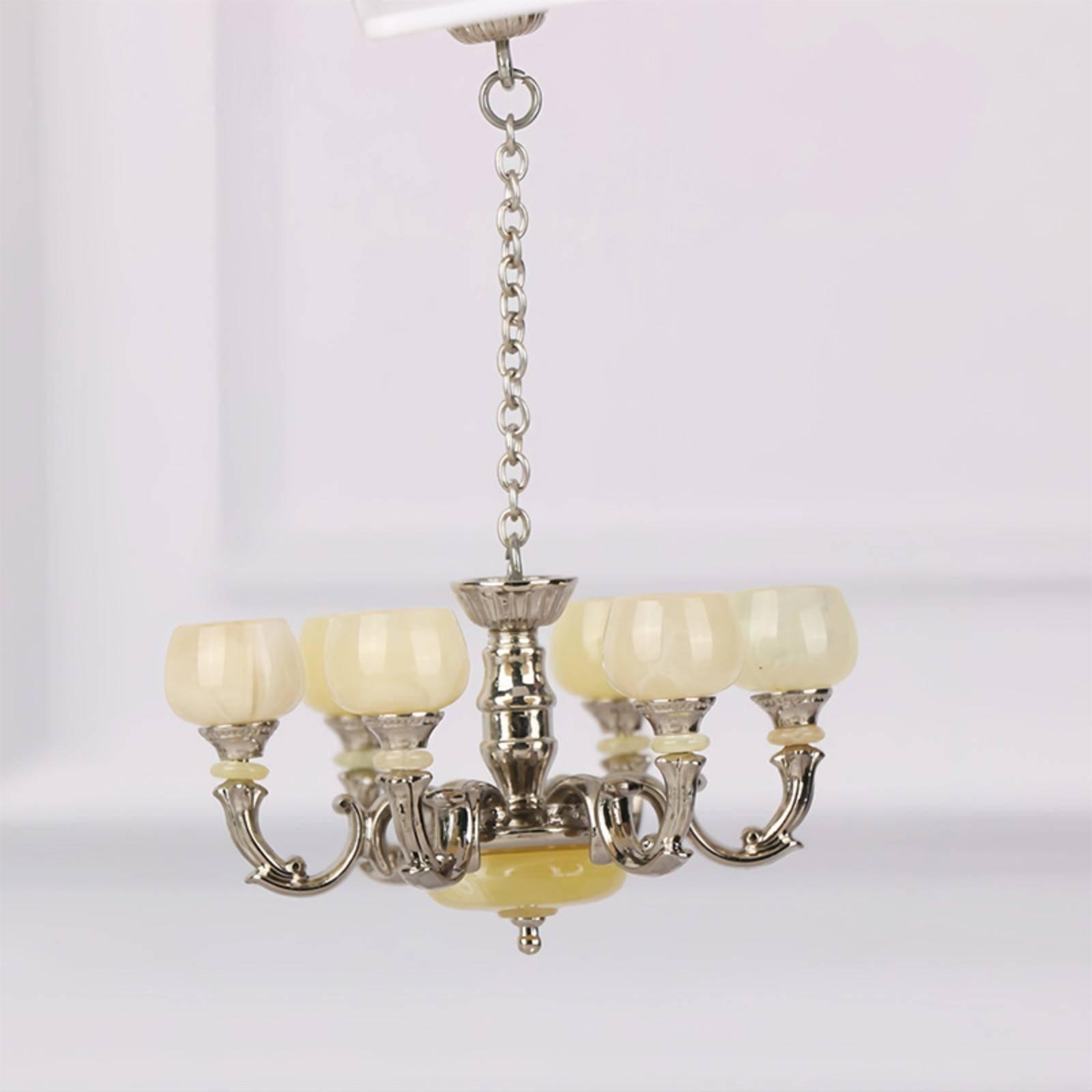 ミニチュア吊り下げランプ レトロドールハウスシャンデリアモデ - Lighting Decor House のレビューと価格