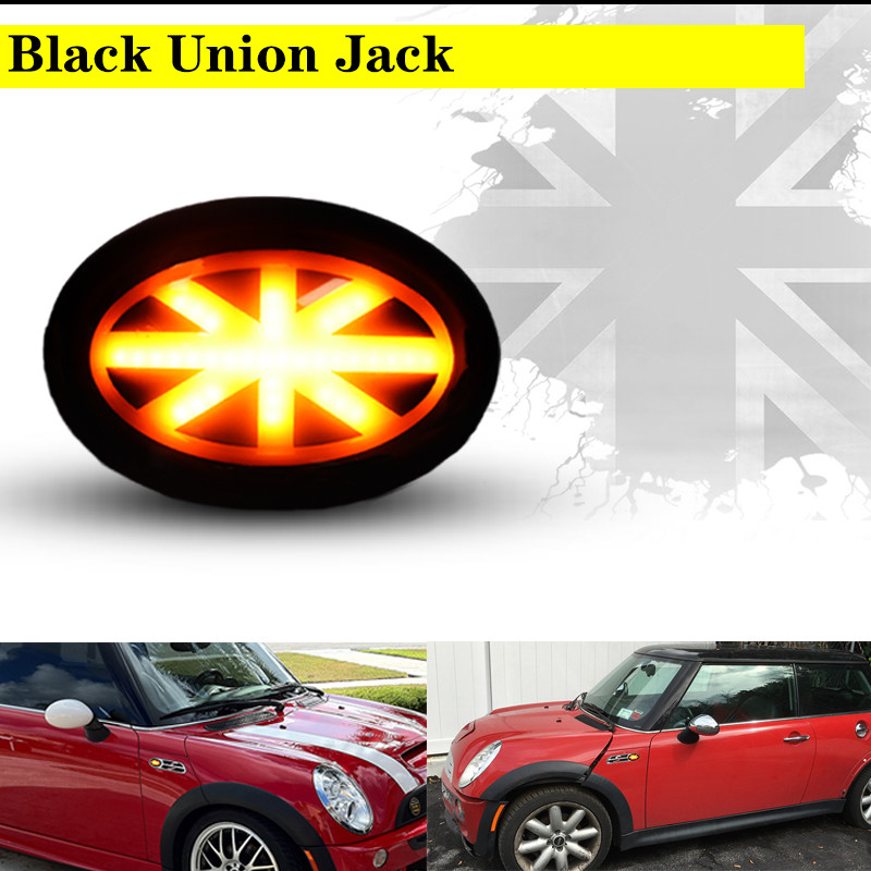 iJDM アンバーユニオンジャックロゴLEDライト フェンダ - Union Lighting & Decor のレビューと価格