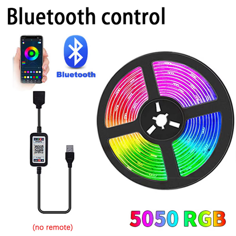 USB LEDストリップライト DC 5V RGB 5050 - Lighting Bolt Decor のレビューと価格