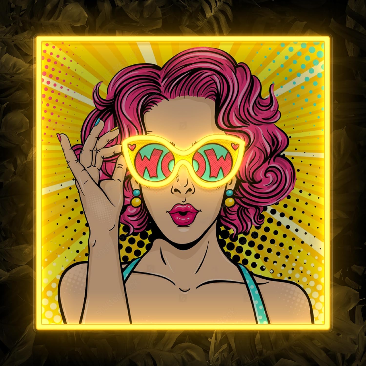 Wow Lady Uv Pop ネオンサイン コミックポップ - Lighting Decor Wow のレビューと価格