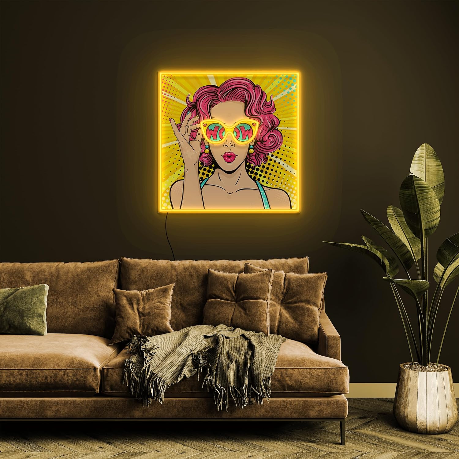 Wow Lady Uv Pop ネオンサイン コミックポップ - Lighting Decor Wow のレビューと価格