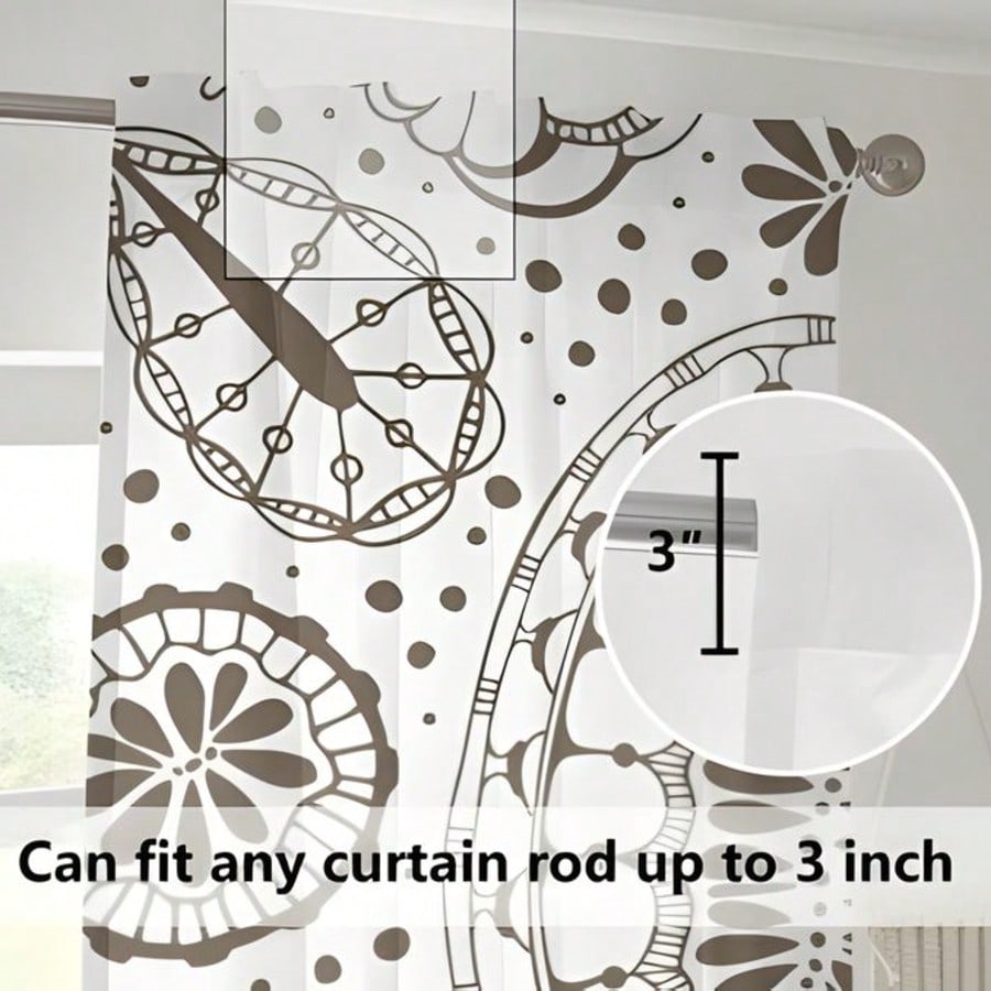 2Dフラットライトブルー背景カーテン2枚 |   青と白の花 - Elements Lighting Decor のレビューと価格
