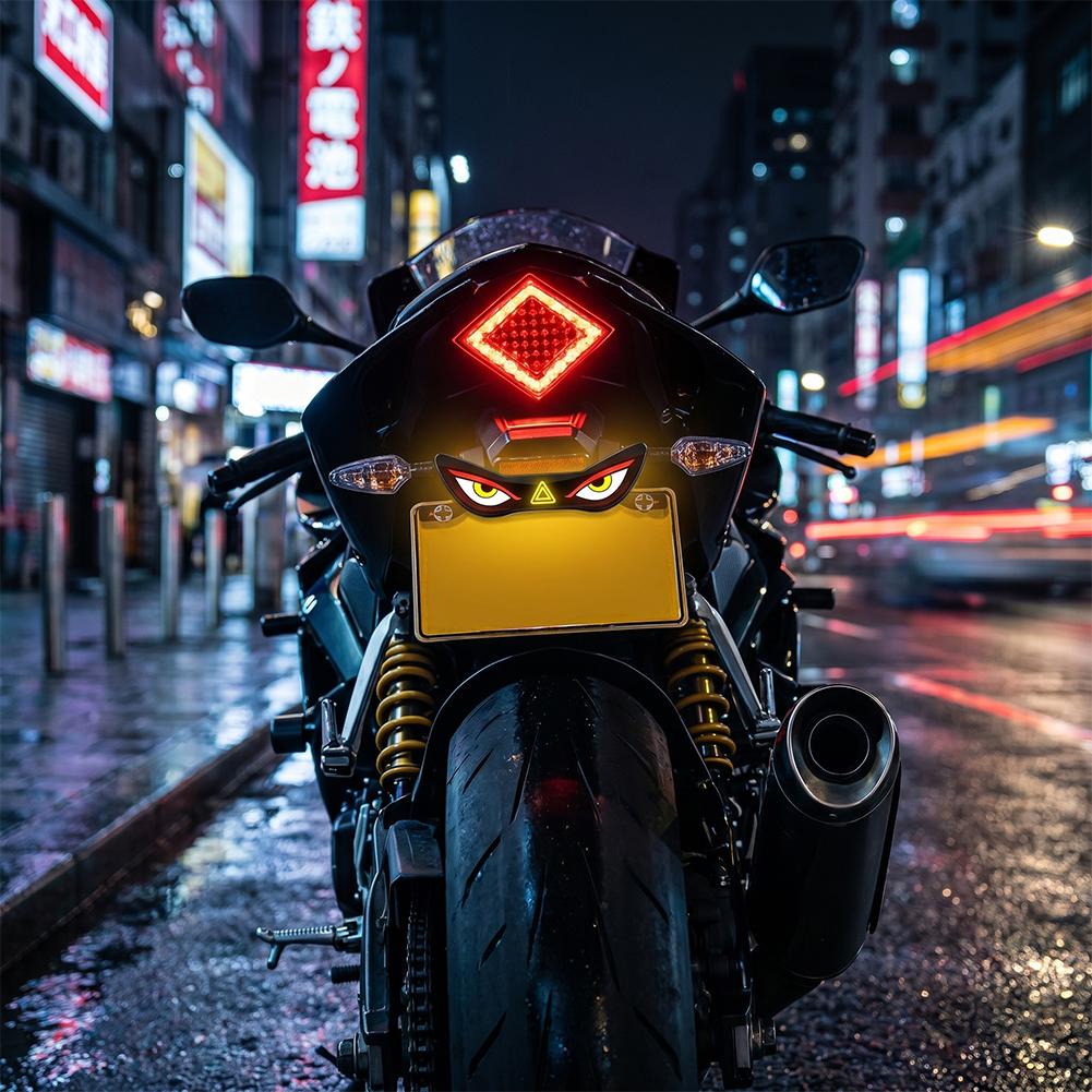 オートバイデーモンアイアンビエントライトLED呼吸ネオンライ - Lighting Decor Ideas のレビューと価格