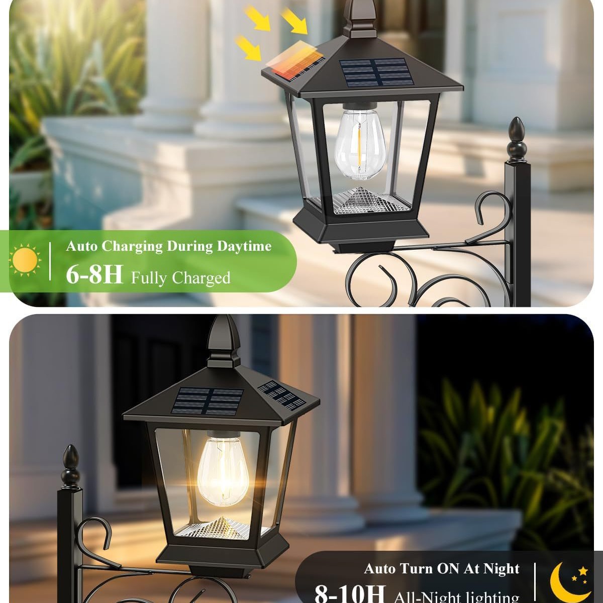 2 in 1 ソーラープランターランプ 防水 暖白色 屋外壁 - Lighting Decoration Stand のレビューと価格
