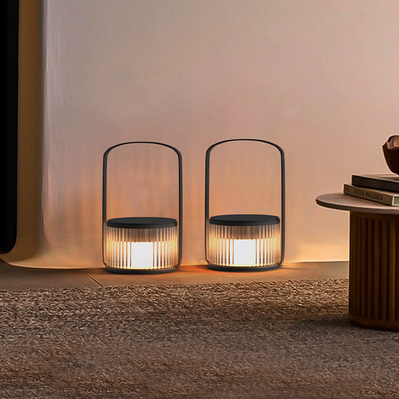 屋外充電式ポータブルアンビエントライトソーラー芝生ヴィラガー - Lighting Decor Outdoor のレビューと価格