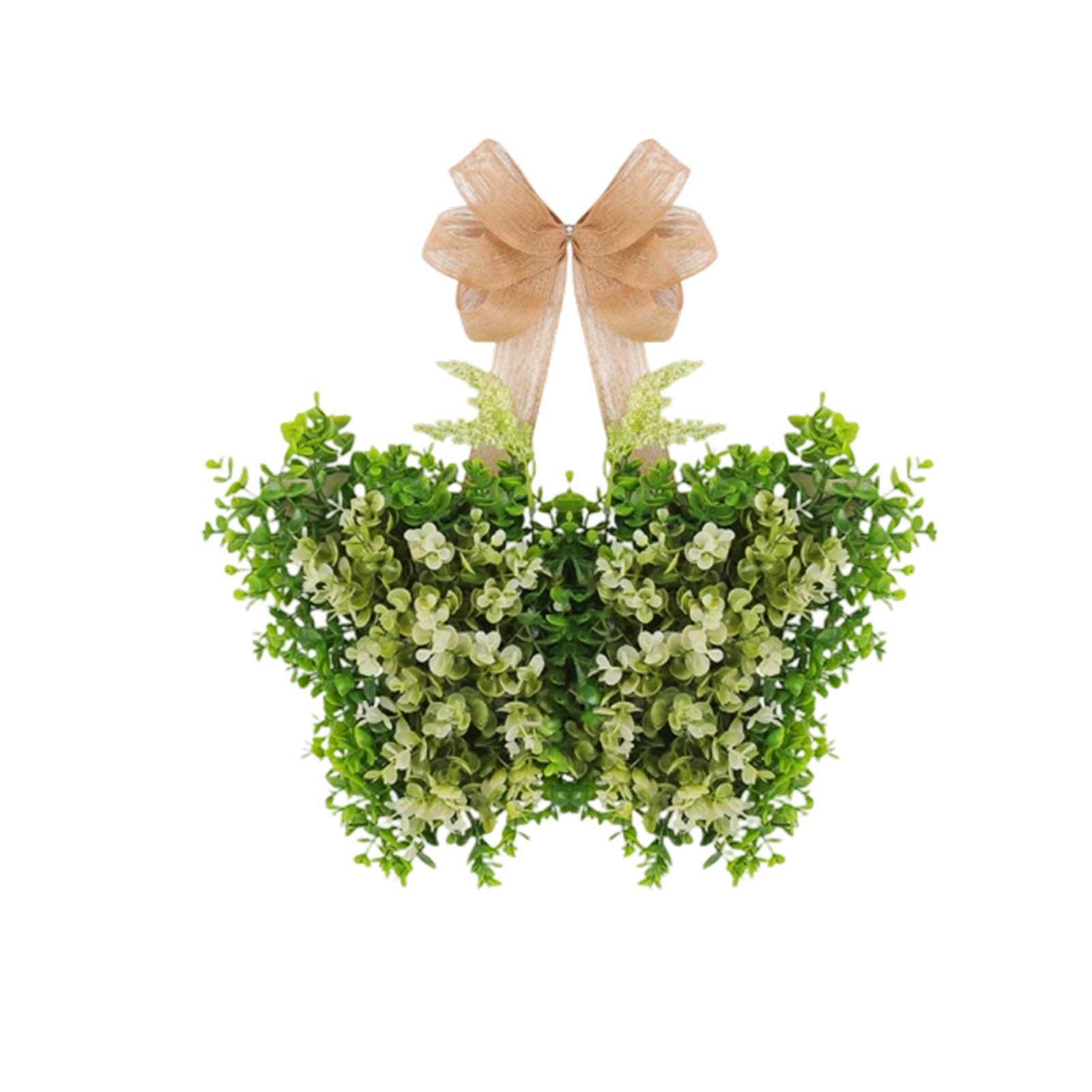 春のライト付きリースドアリング、蝶の要素を備えた鮮やかな花の - Elements Lighting Decor のレビューと価格