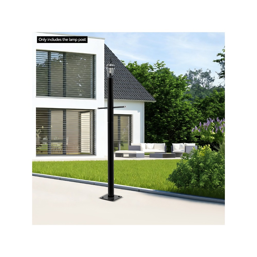 2.5m分割型街路灯柱 - 耐候性・防錆焼付塗装、滑らかなエ - Lighting Decor Outdoor のレビューと価格