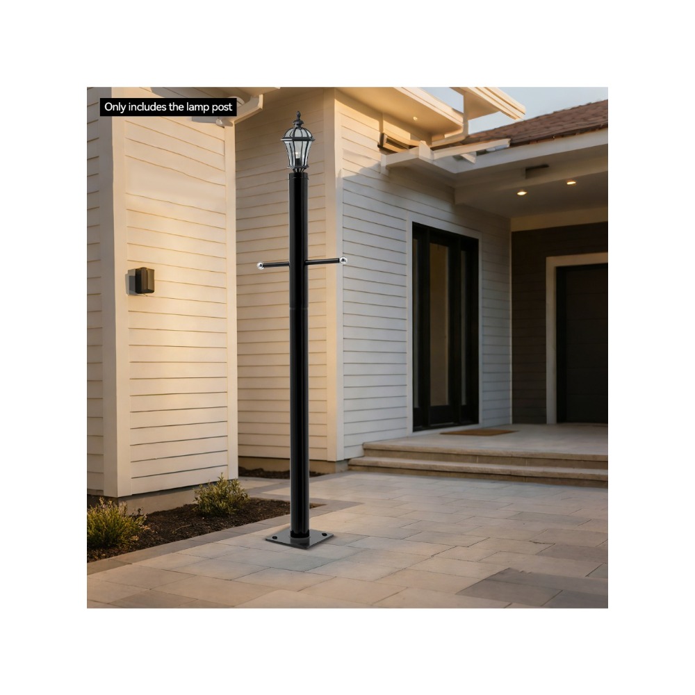 2.5m分割型街路灯柱 - 耐候性・防錆焼付塗装、滑らかなエ - Lighting Decor Outdoor のレビューと価格
