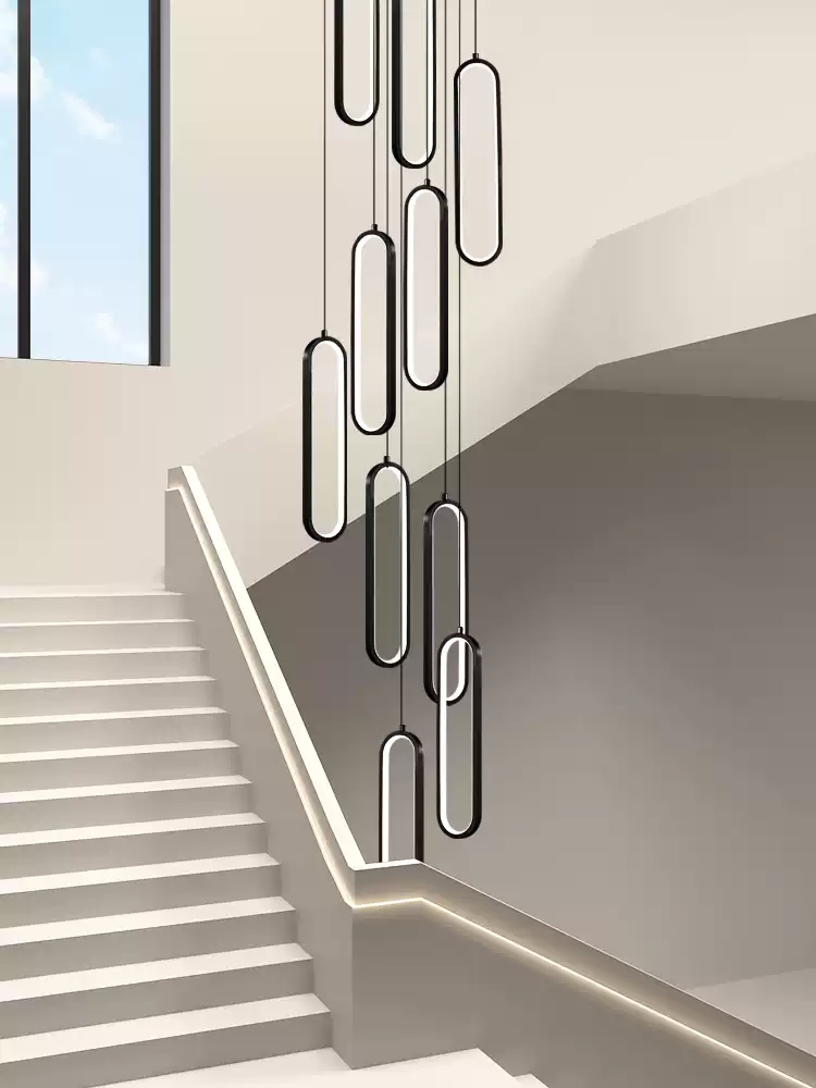 楕円形のペンダントランプモダンな屋根裏部屋ペンダントライトミ - Restaurant Lighting Decoration のレビューと価格