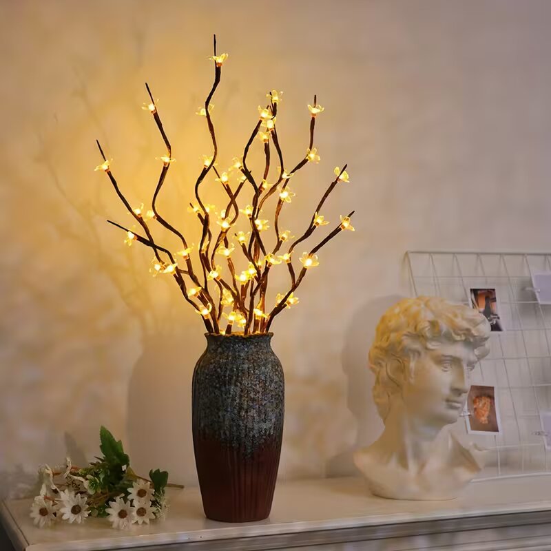 1/2PC 20LED 桜の枝ライト屋内屋外ホームデコレーシ - Lighting Decor Outdoor のレビューと価格