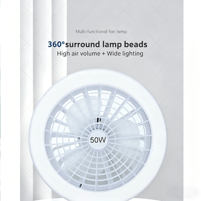 2in1シーリングファンランプ、3段階速度調整可能、E27口 - Decor Lighting Fans のレビューと価格