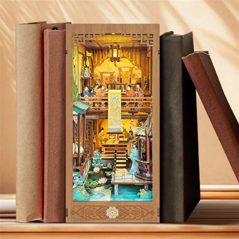 OUZEY 木製ブックヌック棚インサート DIY 宋王朝ブッ - Lighting Decor House のレビューと価格