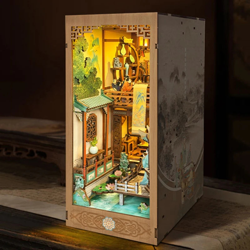 OUZEY 木製ブックヌック棚インサート DIY 宋王朝ブッ - Lighting Decor House のレビューと価格