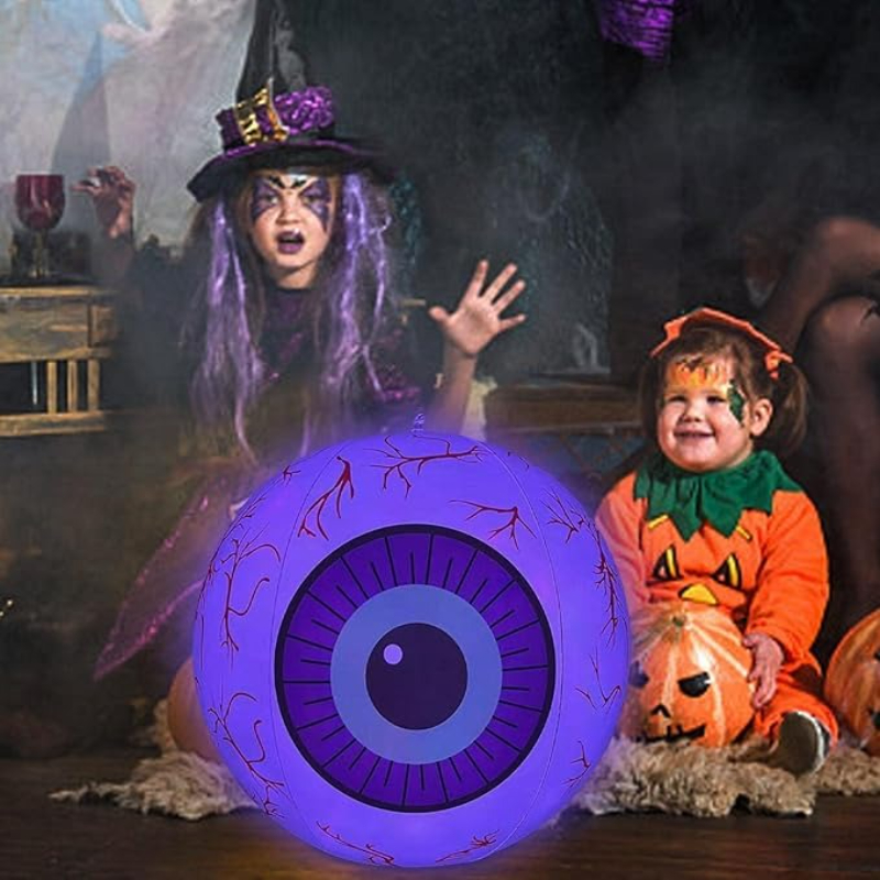 ハロウィンインフレータブル目玉 LED リモコン変色ライトア - Lighting Decor House のレビューと価格