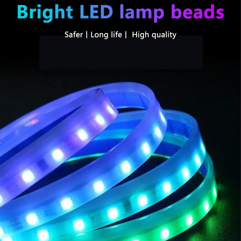 120/150/180cm車用ボンネット装飾ライトAPPリモ - Lighting Bolt Decor のレビューと価格