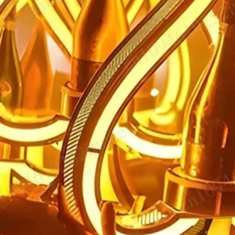 アイアンアートLEDライトアップワインボトルディスプレイスタ - Lighting Decoration Stand のレビューと価格