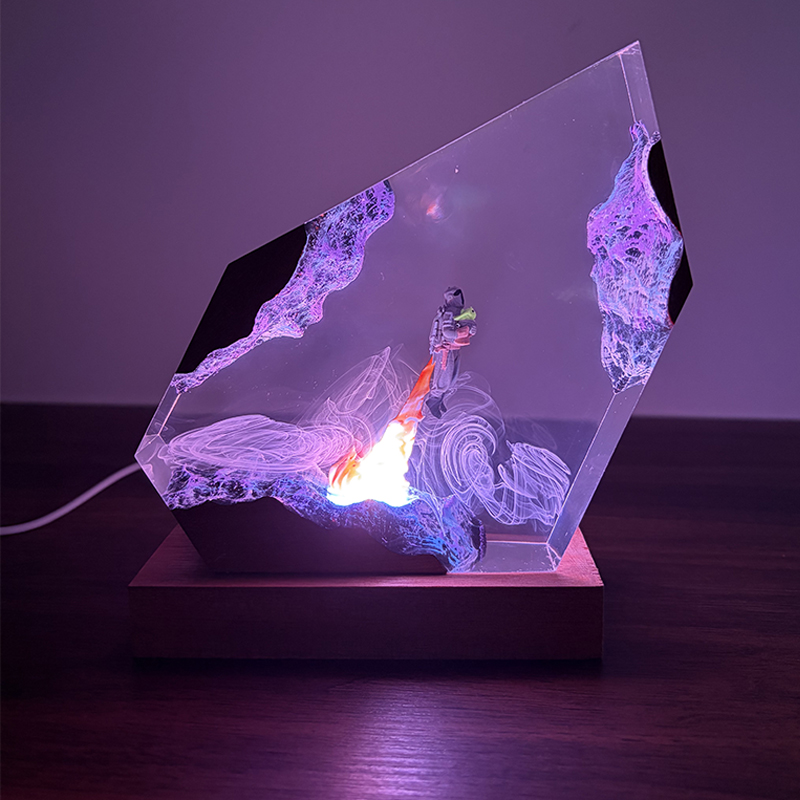 SFアニメフィギュア生物樹脂製テーブルライトクリエイティブア - Lighting Decor Wedding のレビューと価格